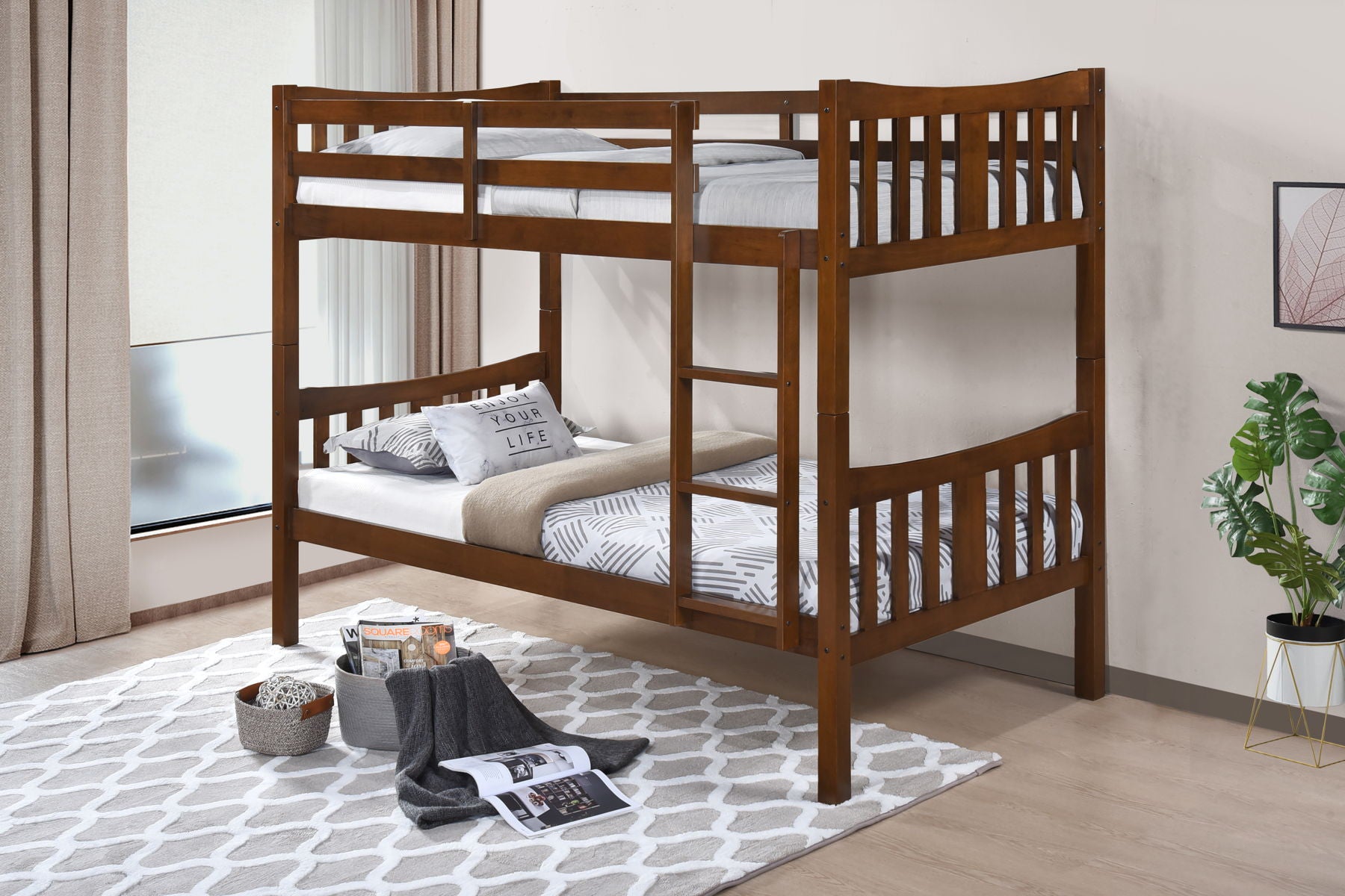 Caribou T/T Bunkbed Dark Oak