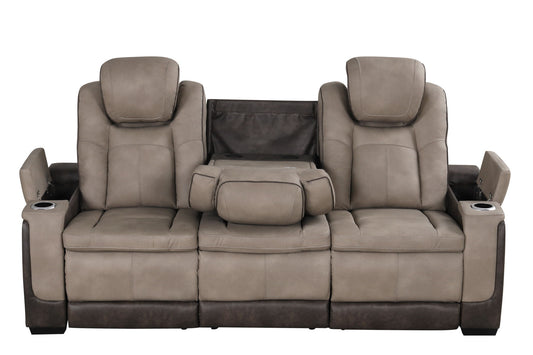Woodland Brown Power Sofa