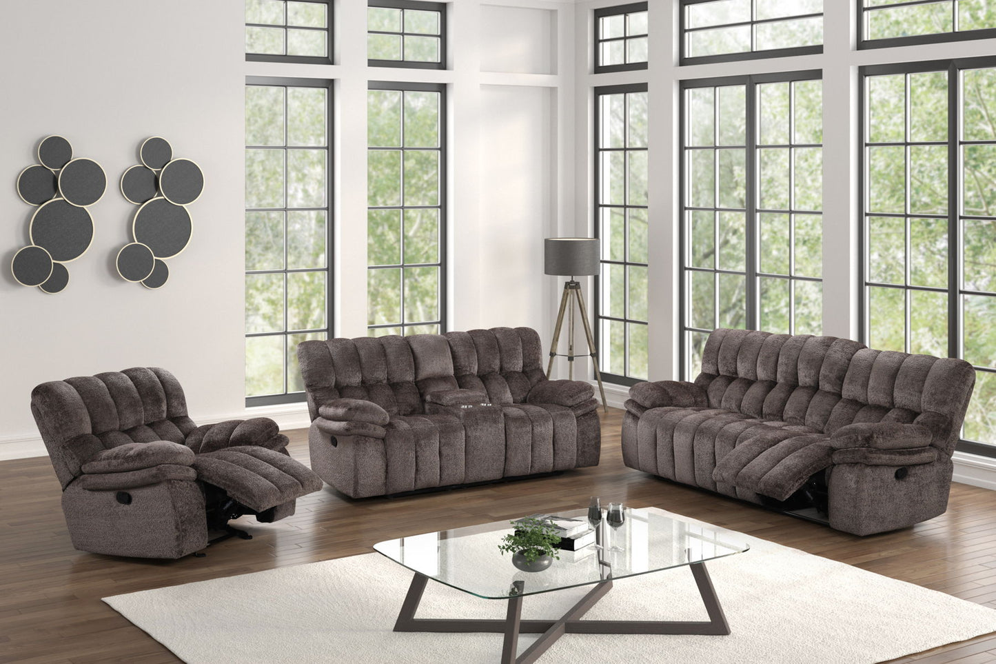 Everest Chocolate Loveseat