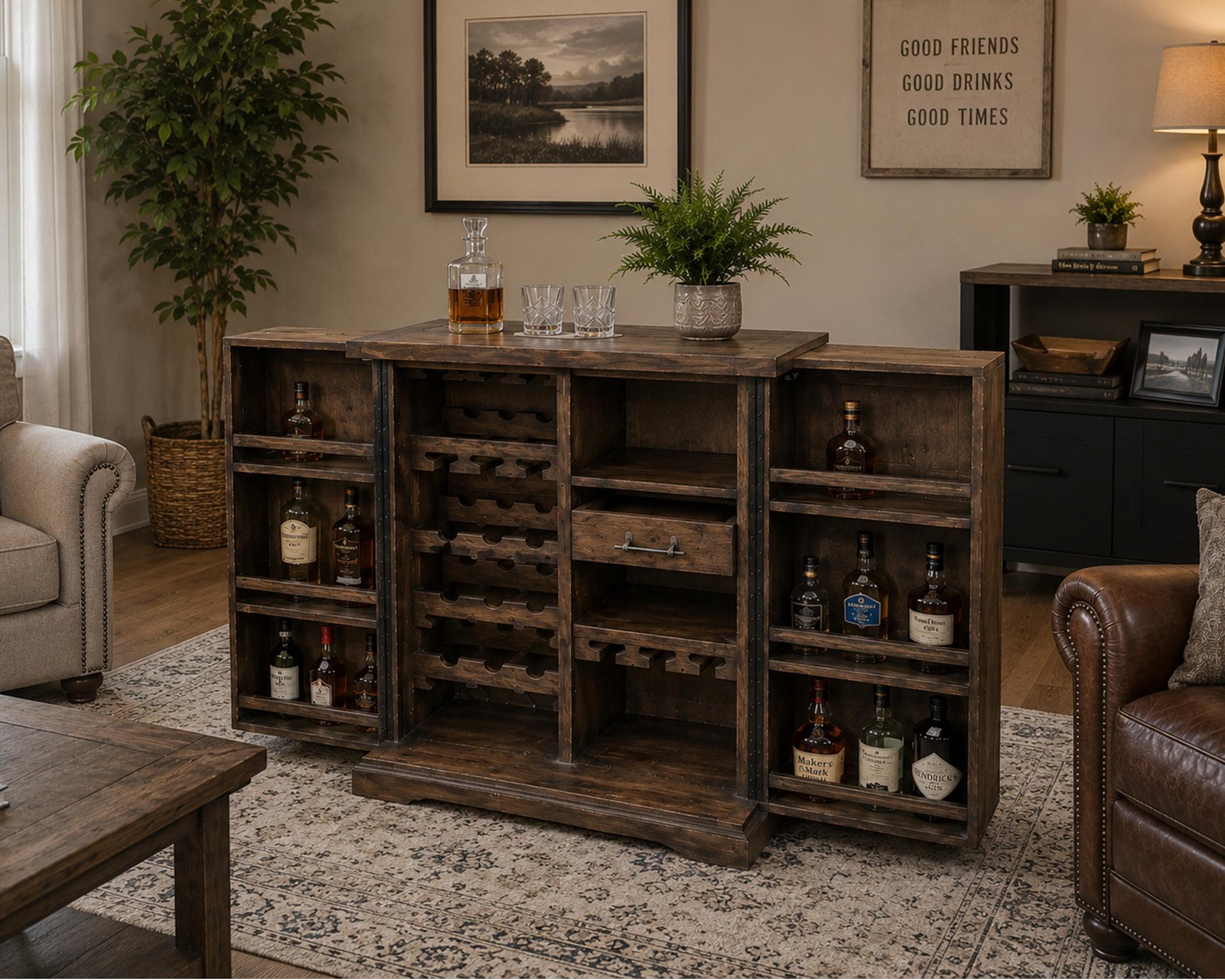 Medium Walnut Bar | (1 in Stock)