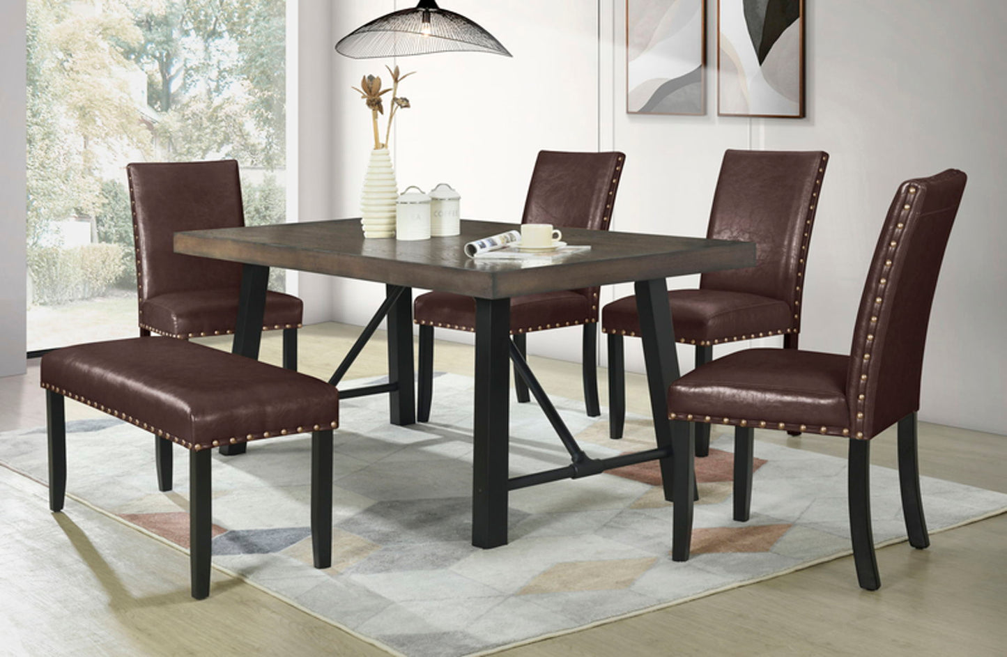 Rustica Vienna Brown Dining Table