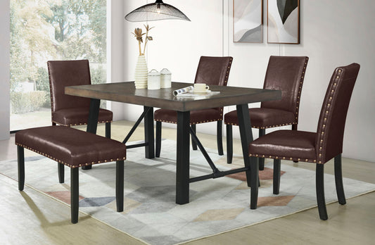 Rustica Vienna Brown Dining Table